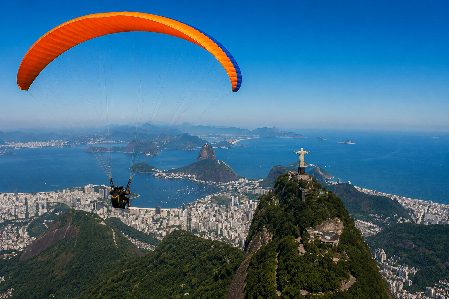 Voo de Parapente no Rio de Janeiro | Pedra Bonita