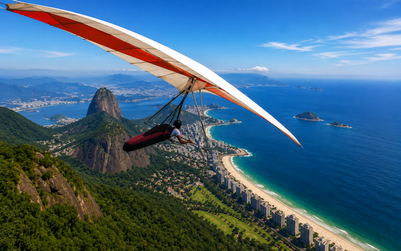Voo de Asa-Delta no Rio de Janeiro | Aventura na Pedra Bonita