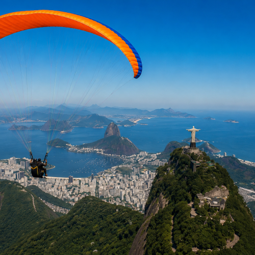 Voo de Parapente no Rio de Janeiro | Pedra Bonita