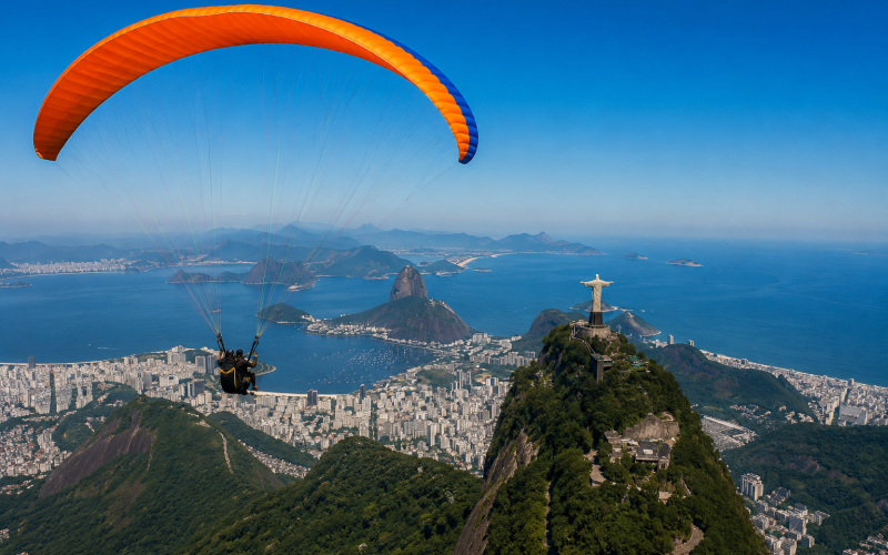 Voo de Parapente no Rio de Janeiro | Pedra Bonita